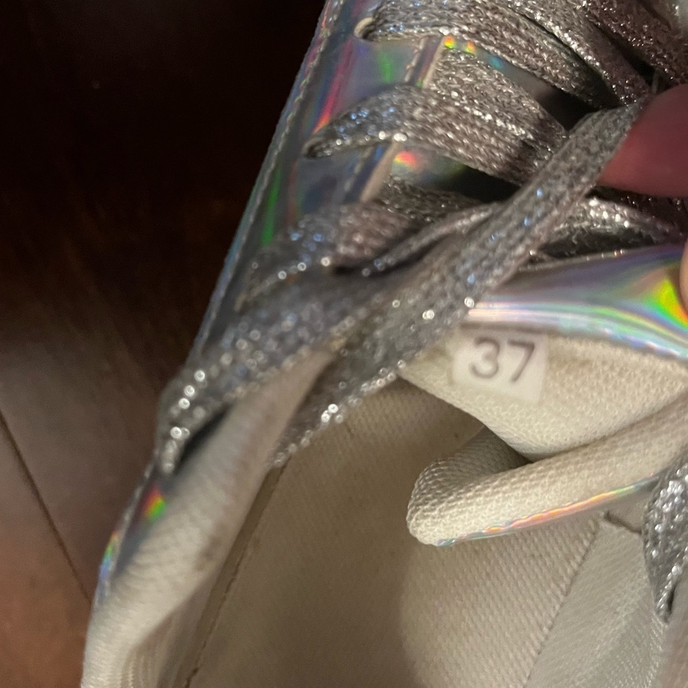⭐️ Shiny silver sneakers- size 37 - Picture 5 of 7